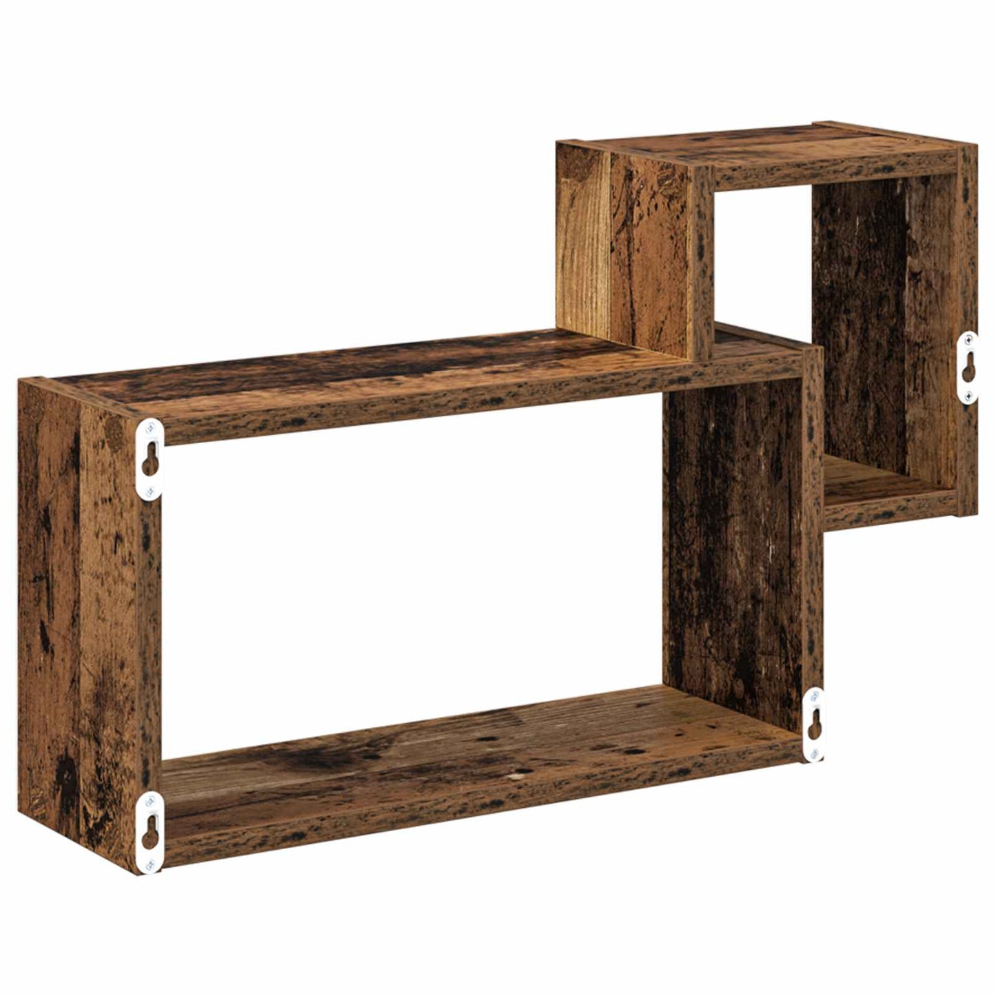 Wall Shelf Wall-Mounted Old Wood 55 x 15 x 35 cm