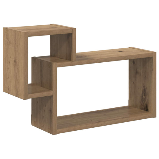 Wall Shelf Wall-Mounted Brown 55 x 15 x 35 cm Engineered Wood