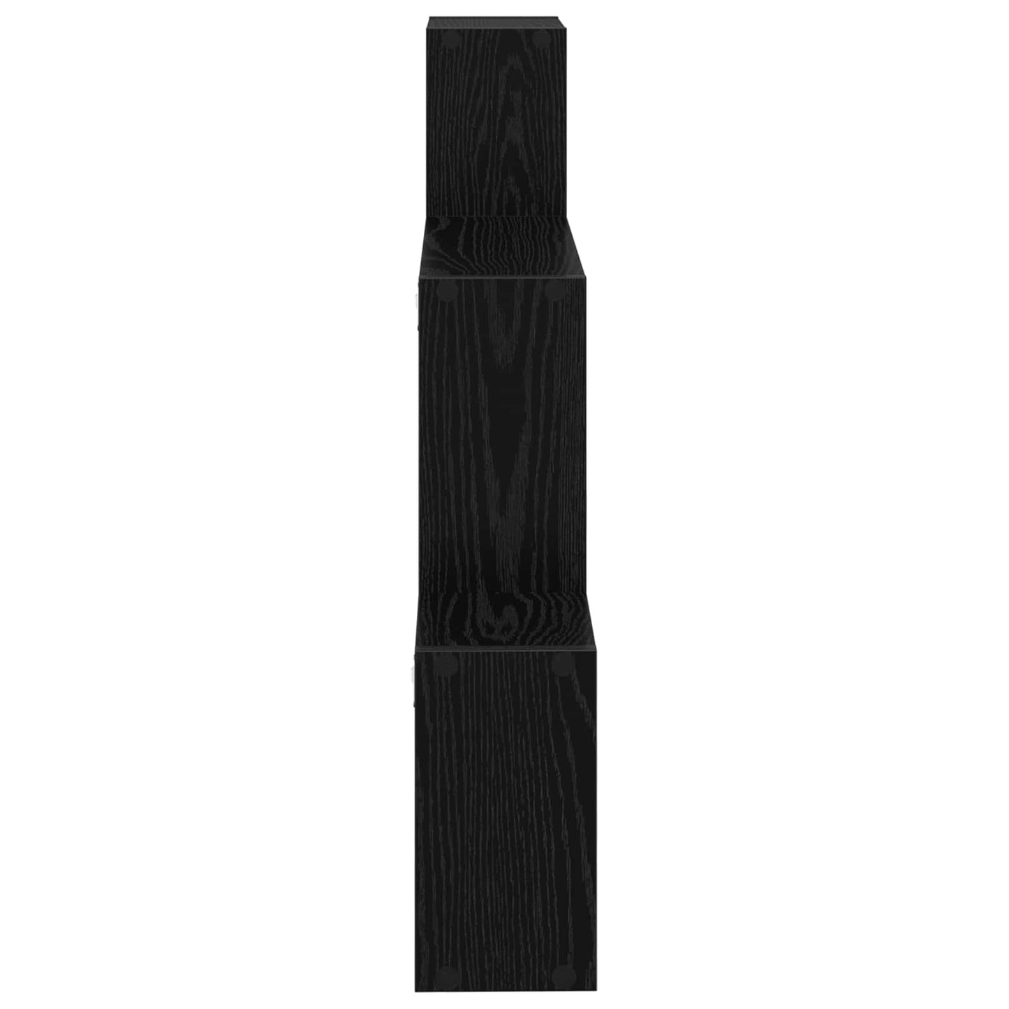 Wall Shelf Wall-Mounted Black Oak 91.5 x 15 x 76 cm