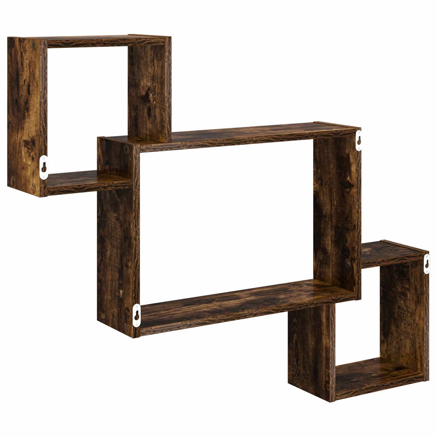 Wall Shelf Wall-Mounted Smoked Oak 91.5 x 15 x 76 cm