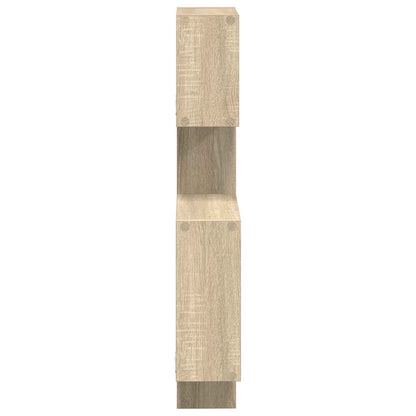 Wall Cube Shelves Wall-Mounted Sonoma Oak 64 x 13.5 x 91.5 cm