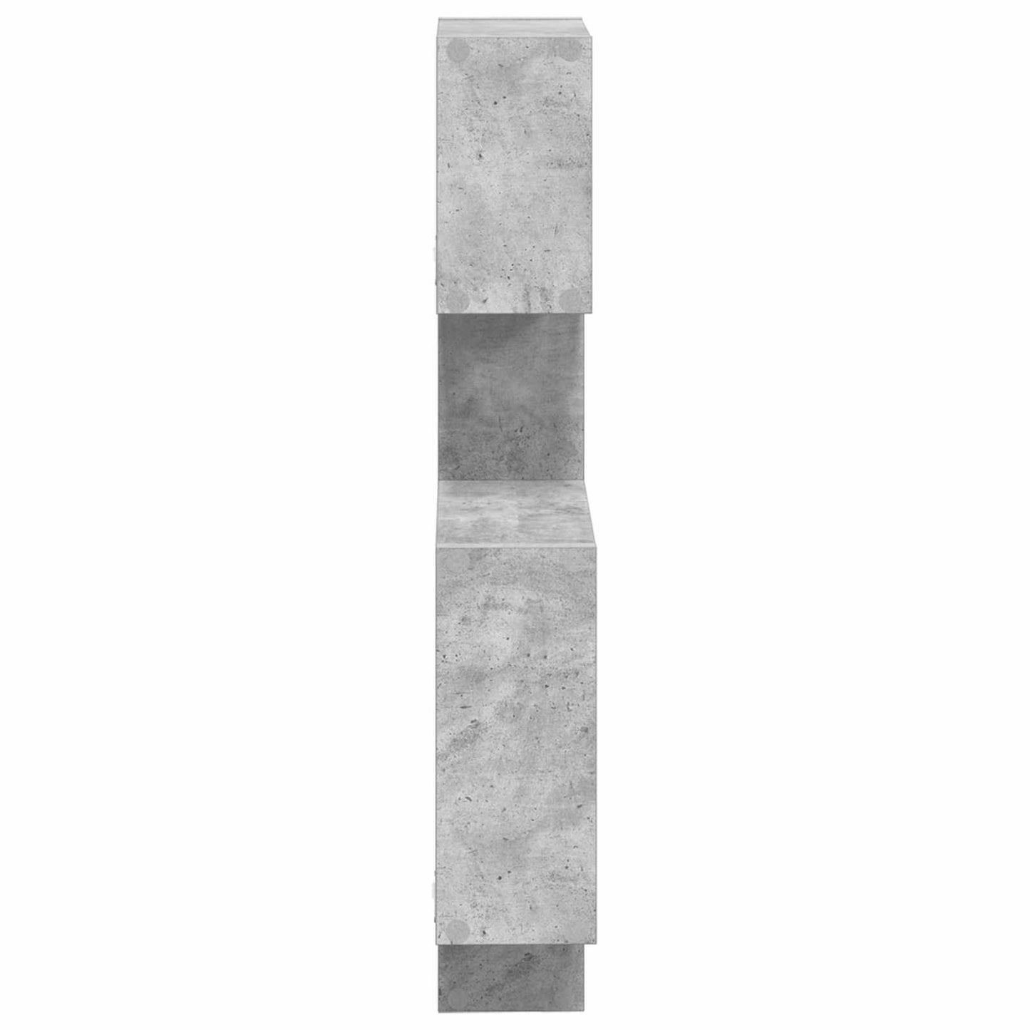 Wall Cube Shelves Wall-Mounted Concrete Grey Engineered Wood