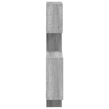 Wall Cube Shelves Wall-Mounted Grey Sonoma 64 x 13.5 x 91.5 cm