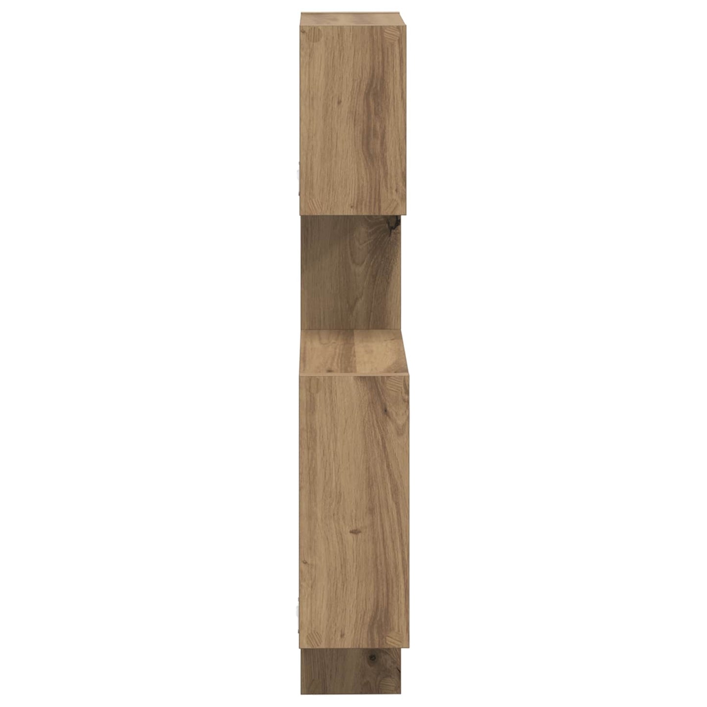 Wall Cube Shelves Wall-Mounted Artisan Oak 64 x 13.5 x 91.5 cm