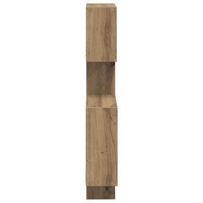 Wall Cube Shelves Wall-Mounted Artisan Oak 64 x 13.5 x 91.5 cm