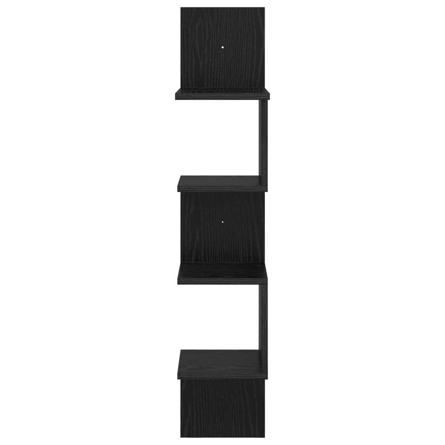 Wall Shelf Wall-Mounted Black Oak 32 x 21 x107 cm