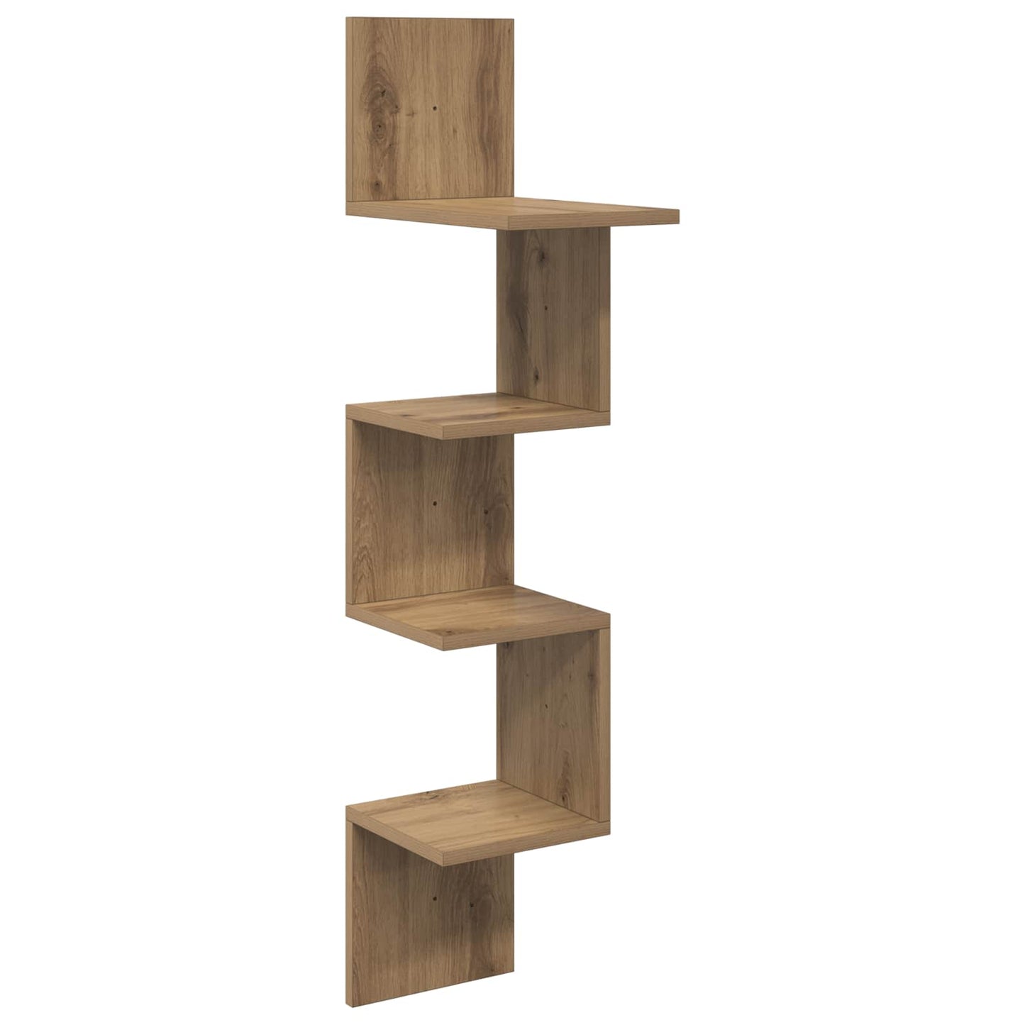 Wall Shelf Wall-Mounted Artisan Oak 32 x 21 x107 cm