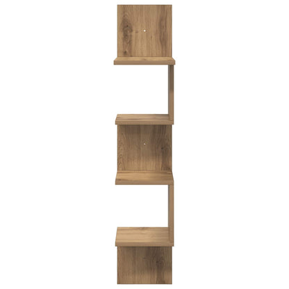 Wall Shelf Wall-Mounted Artisan Oak 32 x 21 x107 cm