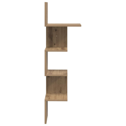 Wall Shelf Wall-Mounted Artisan Oak 32 x 21 x107 cm