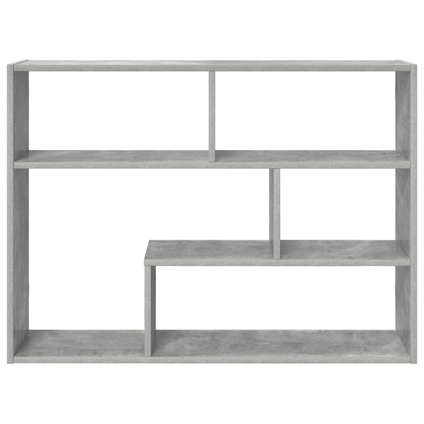 Wall Shelf Wall-Mounted Concrete Grey 95 x 20 x 69.5 cm