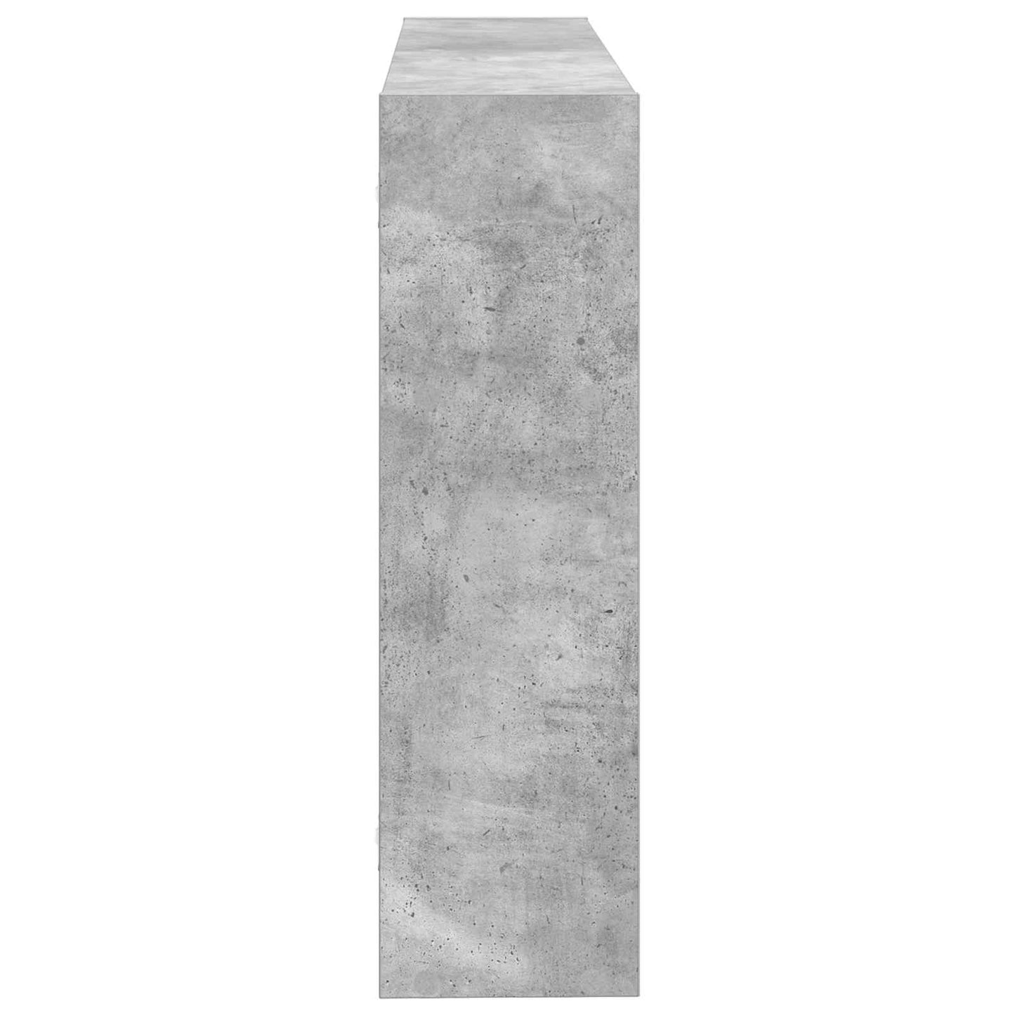 Wall Shelf Wall-Mounted Concrete Grey 95 x 20 x 69.5 cm