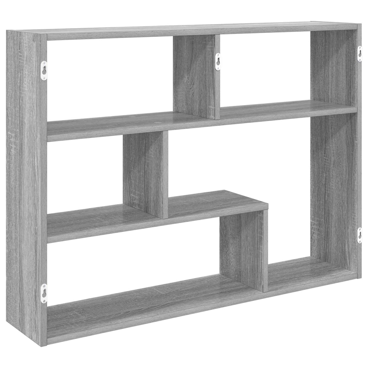 Wall Shelf Wall-Mounted Grey Sonoma 95 x 20 x 69.5 cm