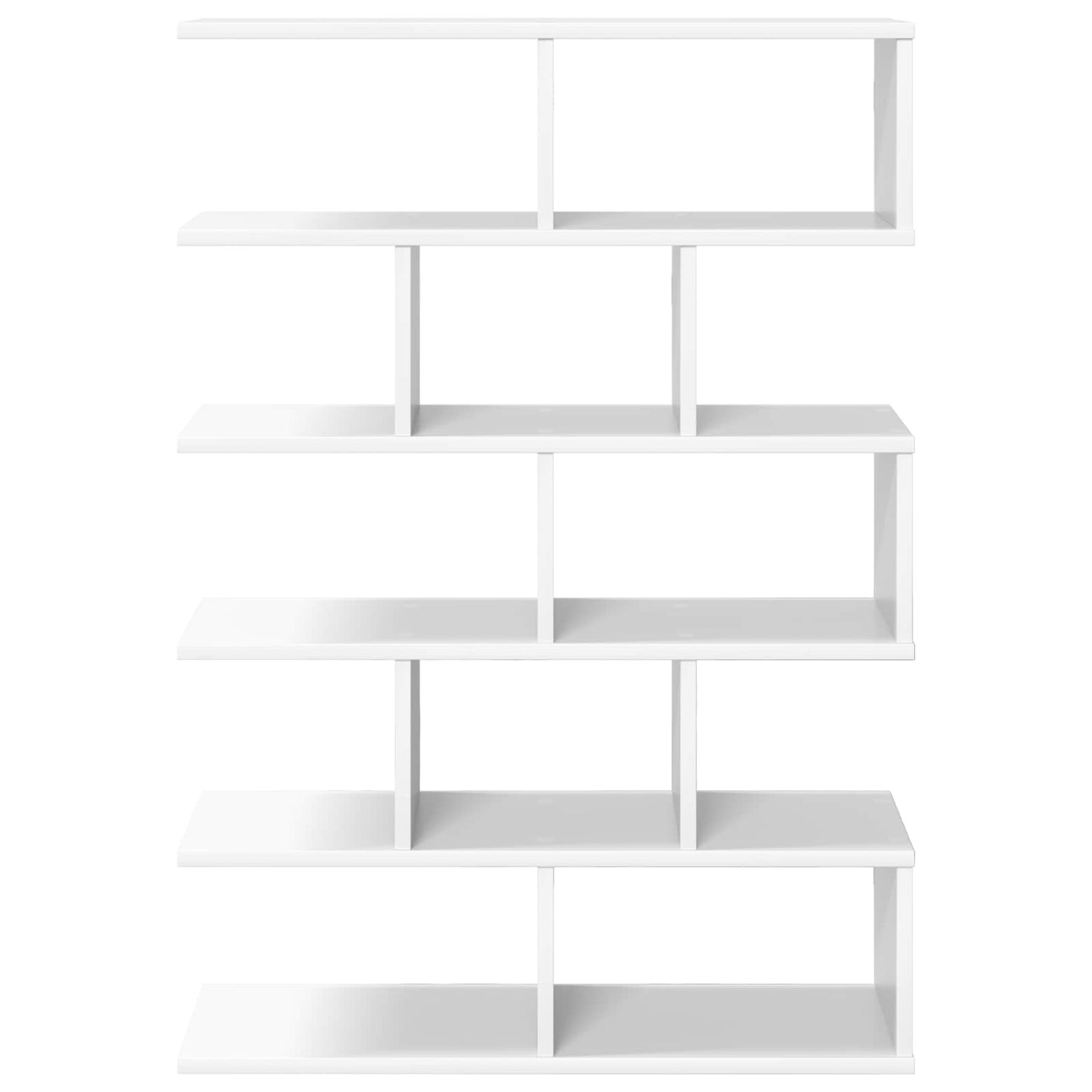 Wall Shelf White 70 x 20 x 100 cm Engineered Wood