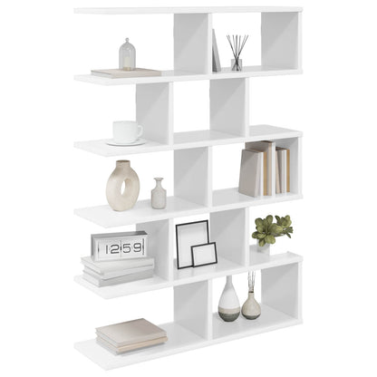 Wall Shelf White 70 x 20 x 100 cm Engineered Wood
