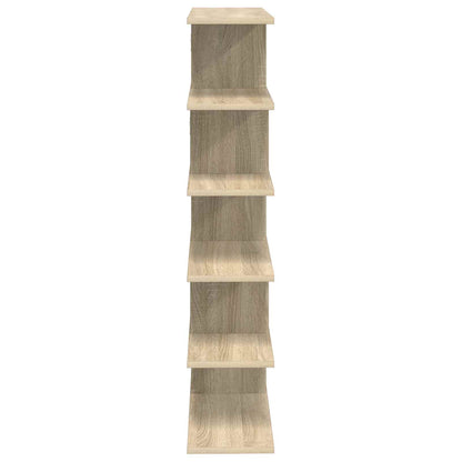 Wall Shelf Sonoma Oak 70 x 20 x 100 cm Engineered Wood