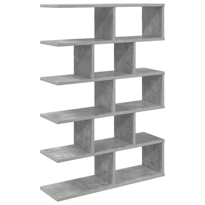 Wall Shelf Concrete Grey 70 x 20 x 100 cm Engineered Wood