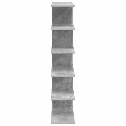 Wall Shelf Concrete Grey 70 x 20 x 100 cm Engineered Wood