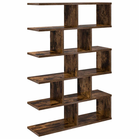 Wall Shelf Smoked Oak 70 x 20 x 100 cm Engineered Wood