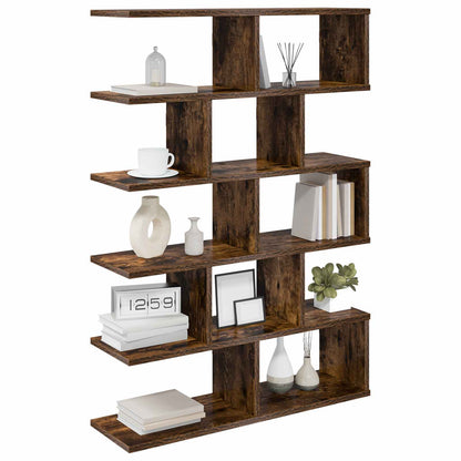 Wall Shelf Smoked Oak 70 x 20 x 100 cm Engineered Wood