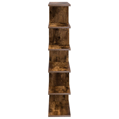 Wall Shelf Smoked Oak 70 x 20 x 100 cm Engineered Wood