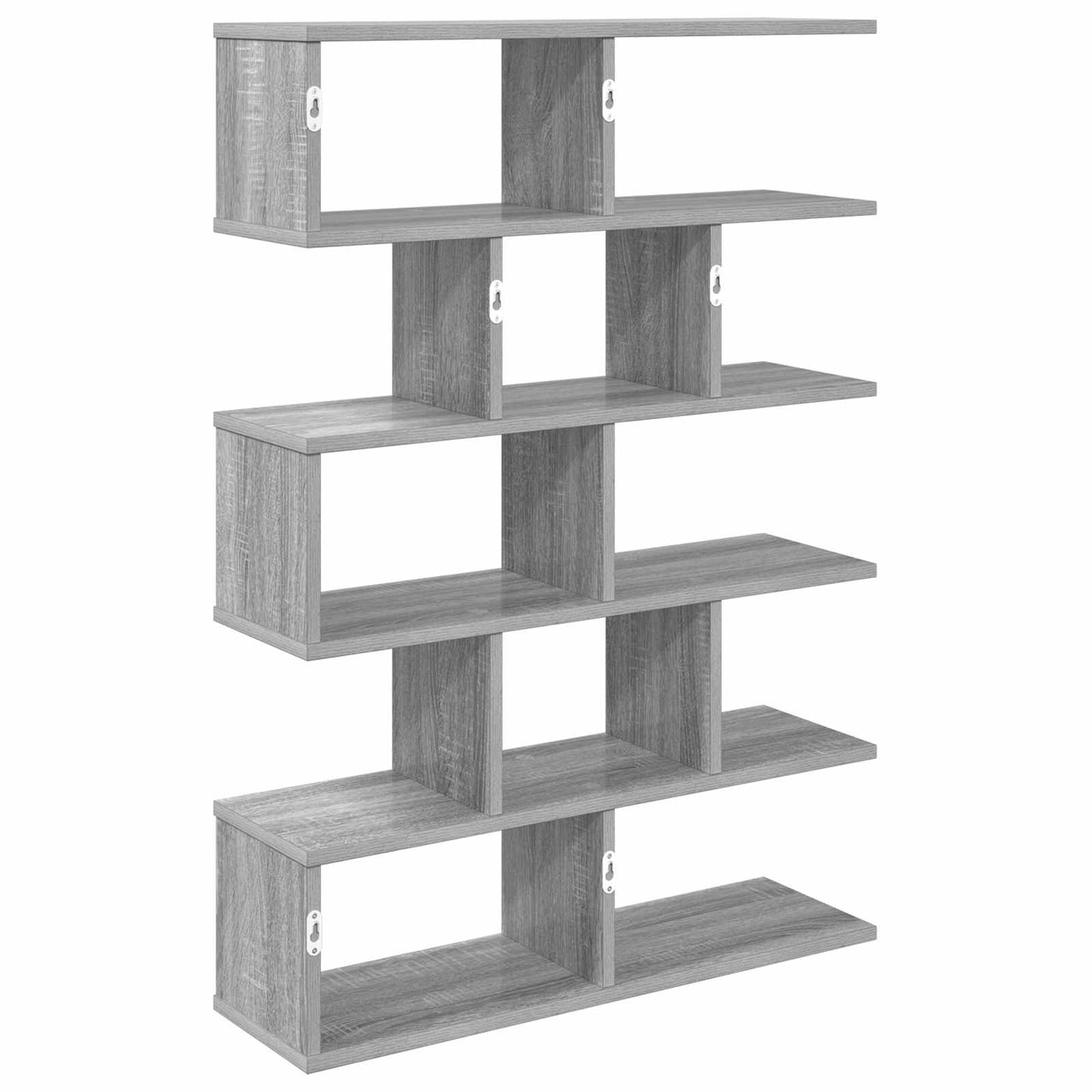 Wall Shelf Grey Sonoma 70 x 20 x 100 cm Engineered Wood