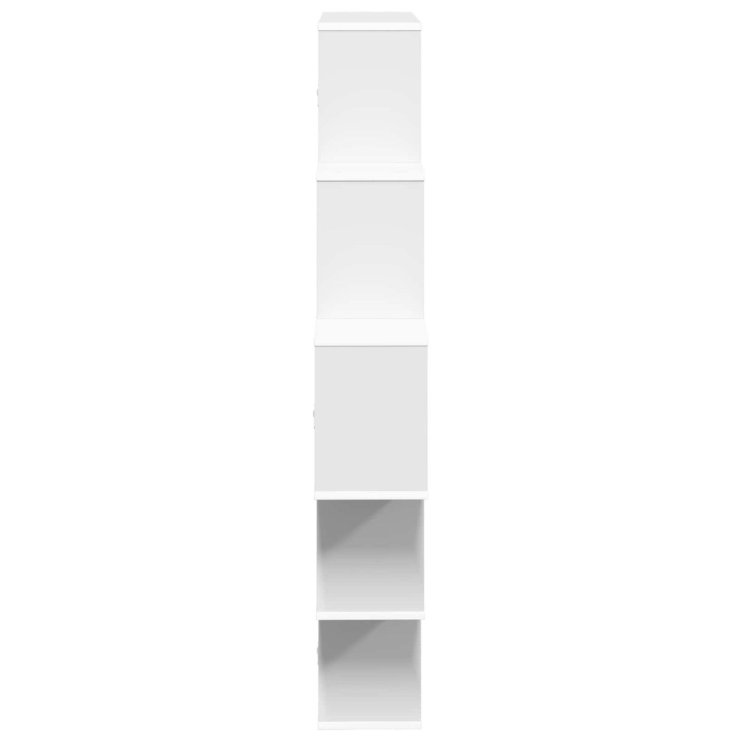 Wall Shelf White 120 x 20 x 136 cm Engineered Wood