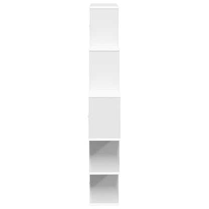 Wall Shelf White 120 x 20 x 136 cm Engineered Wood