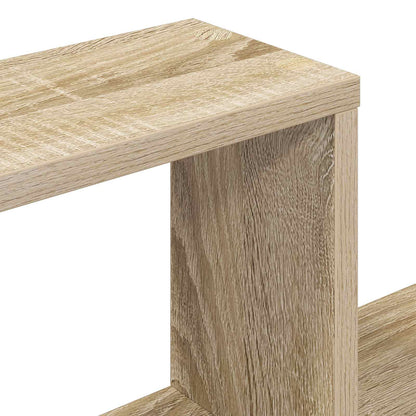 Wall Shelf Sonoma Oak 120 x 20 x 136 cm Engineered Wood