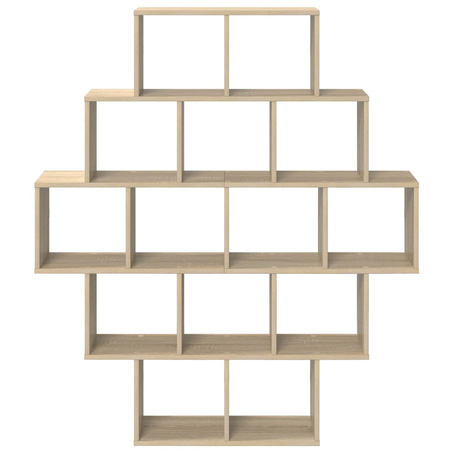 Wall Shelf Sonoma Oak 120 x 20 x 136 cm Engineered Wood
