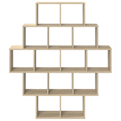 Wall Shelf Sonoma Oak 120 x 20 x 136 cm Engineered Wood