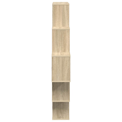 Wall Shelf Sonoma Oak 120 x 20 x 136 cm Engineered Wood