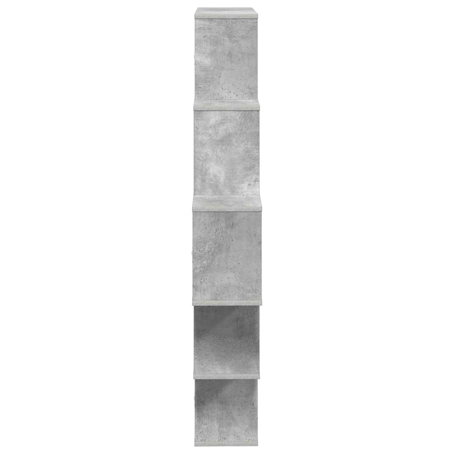 Wall Shelf Concrete Grey 120 x 20 x 136 cm Engineered Wood