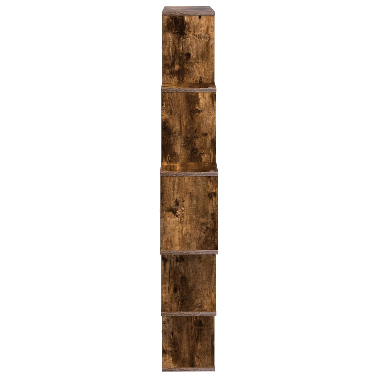 Wall Shelf Smoked Oak 120 x 20 x 136 cm Engineered Wood