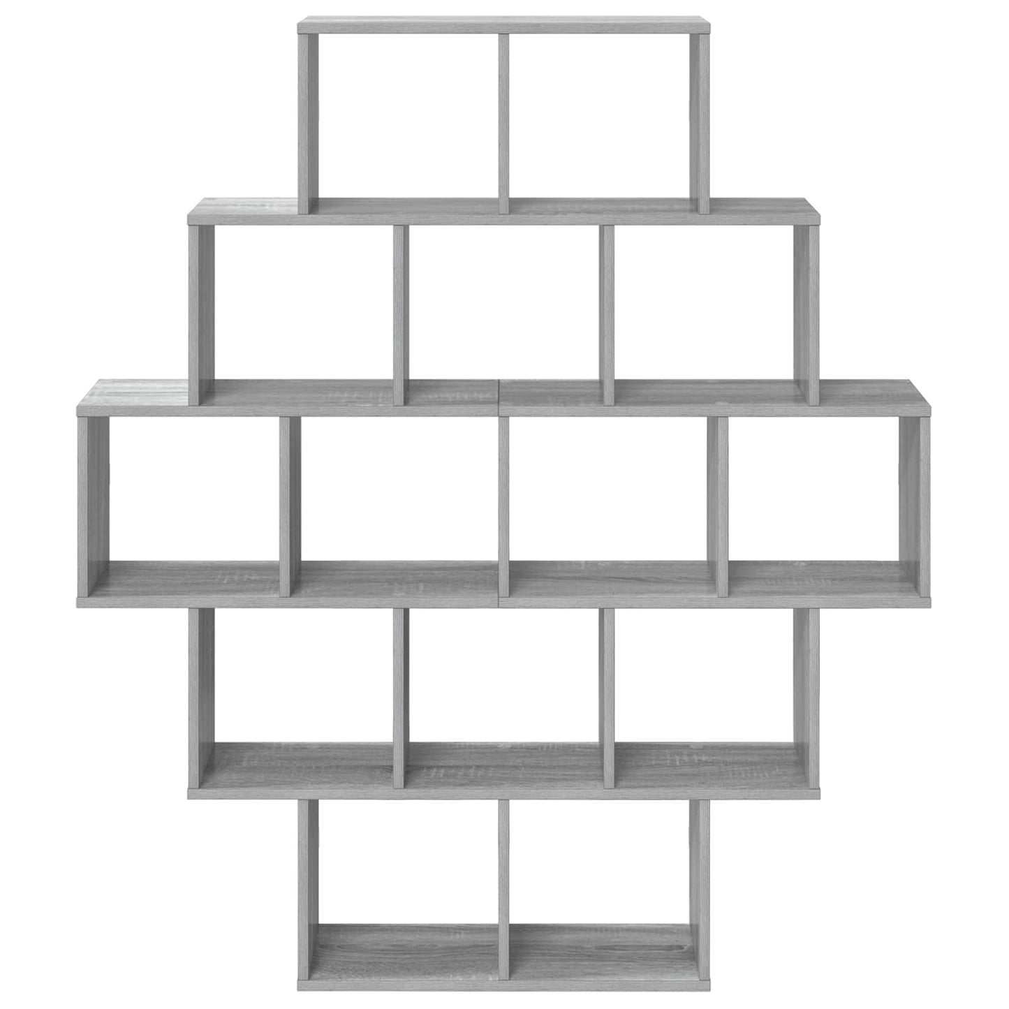 Wall Shelf Grey Sonoma 120 x 20 x 136 cm Engineered Wood