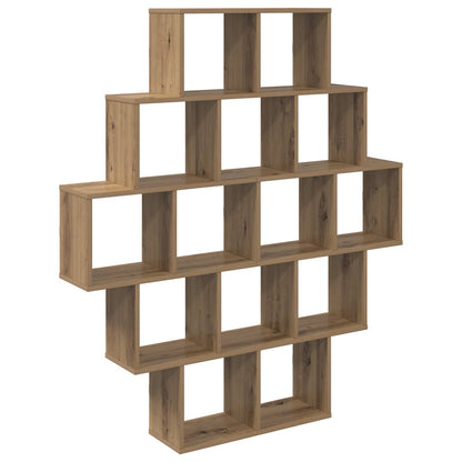 Wall Shelf Artisan Oak 120 x 20 x 136 cm Engineered Wood