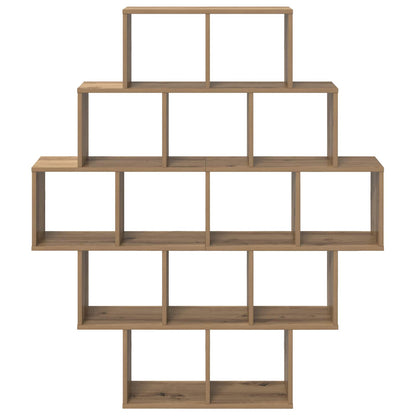 Wall Shelf Artisan Oak 120 x 20 x 136 cm Engineered Wood