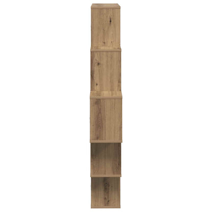 Wall Shelf Artisan Oak 120 x 20 x 136 cm Engineered Wood