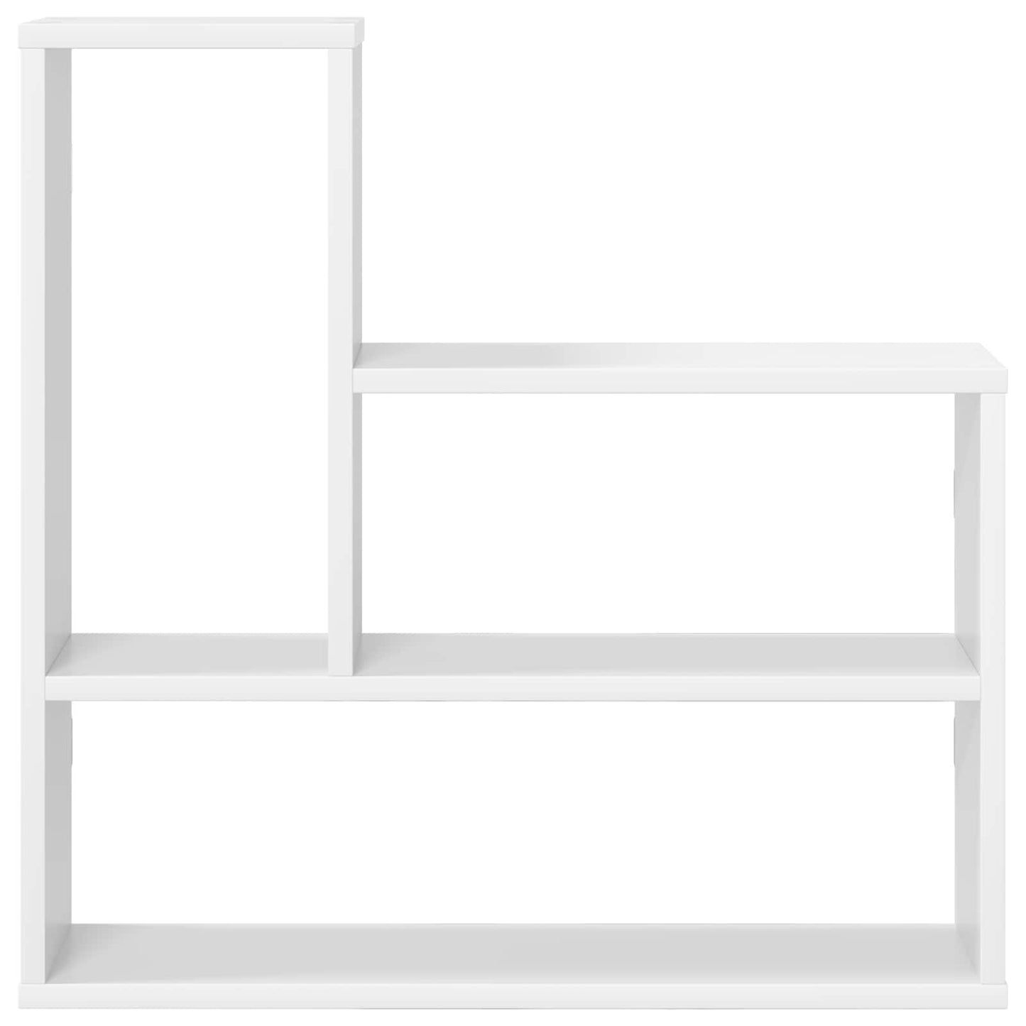 Wall Shelf White 60 x 11 x 60 cm Engineered Wood