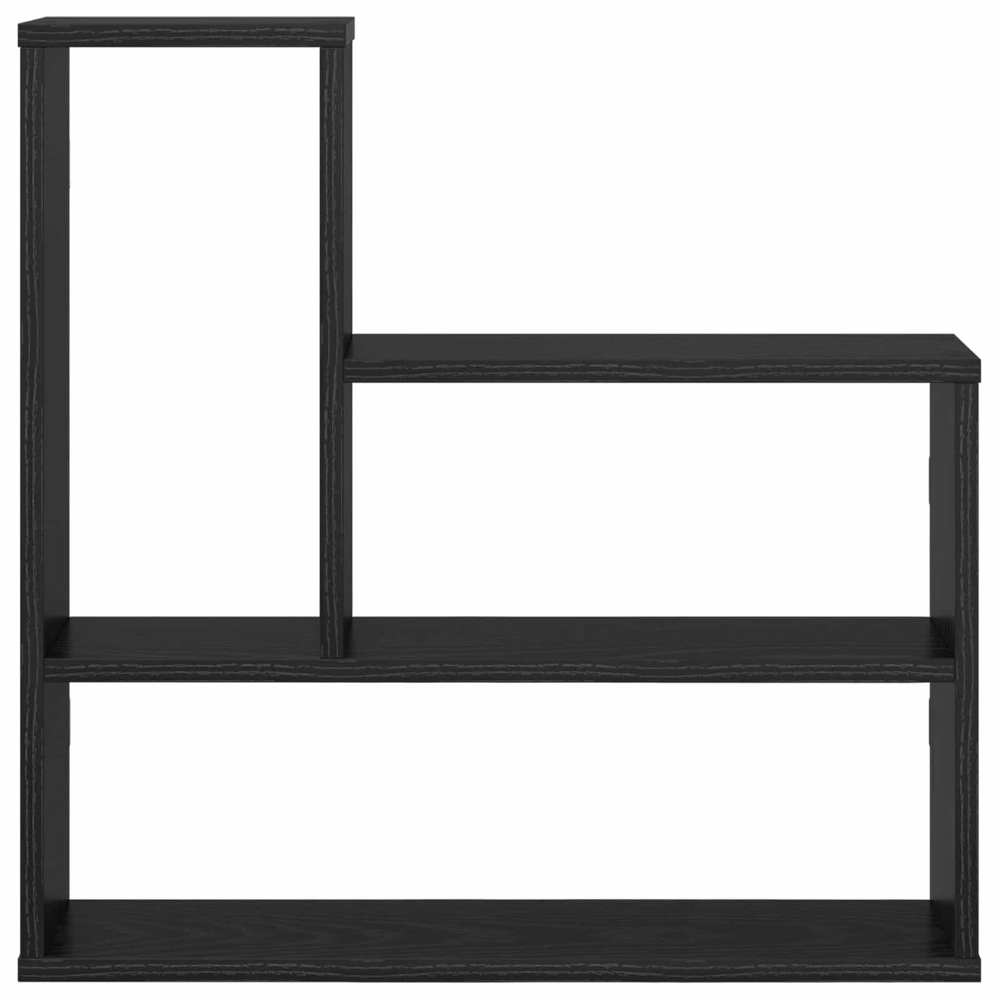Wall Shelf Black Oak 60 x 11 x 60 cm Engineered Wood