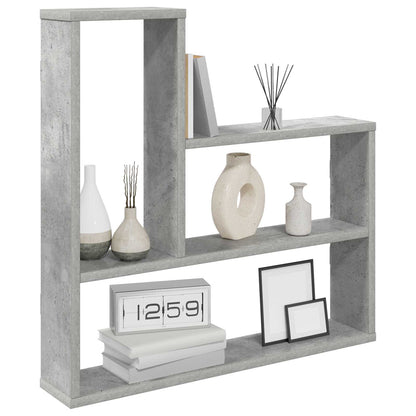 Wall Shelf Concrete Grey 60 x 11 x 60 cm Engineered Wood