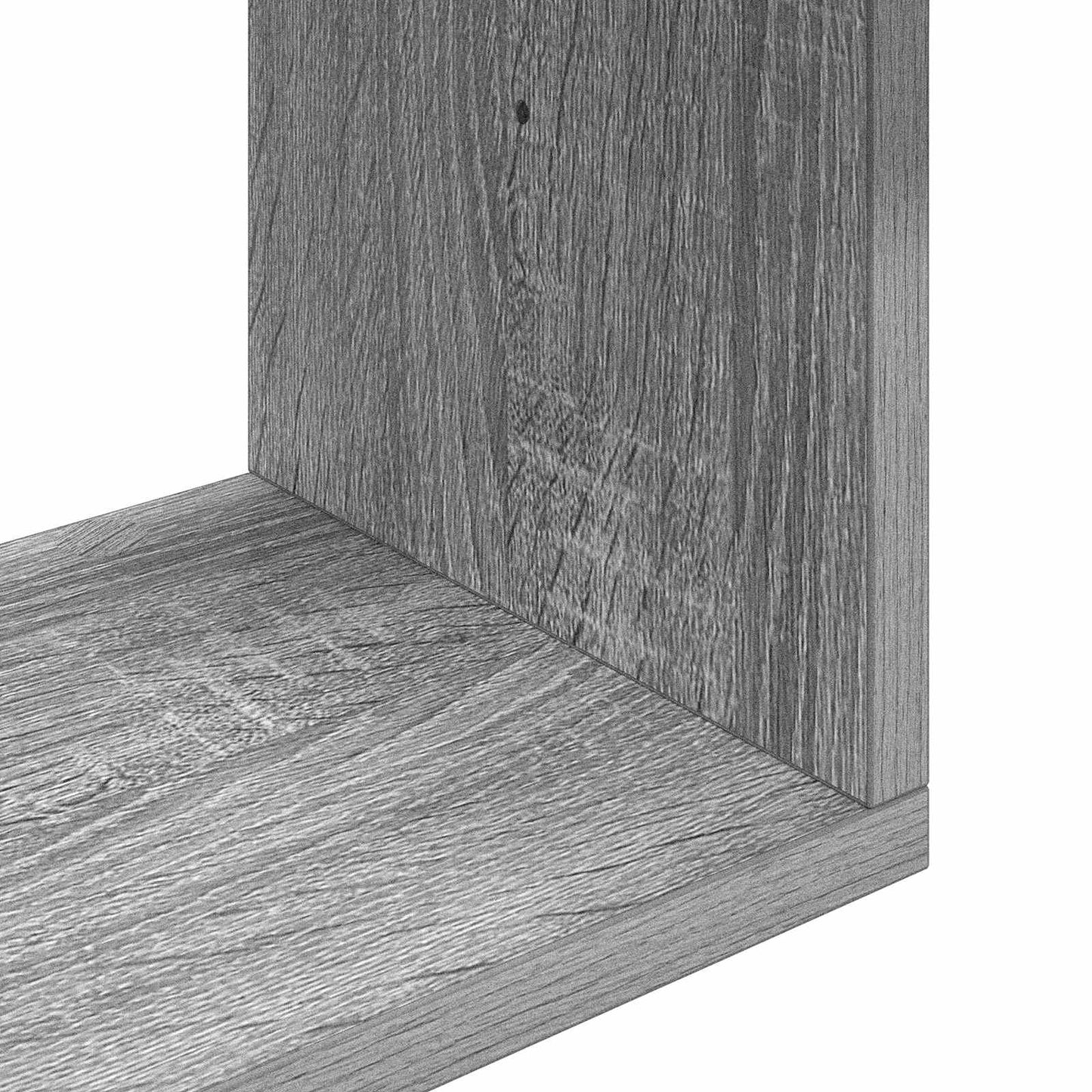 Wall Shelf Grey Sonoma 60 x 11 x 60 cm Engineered Wood