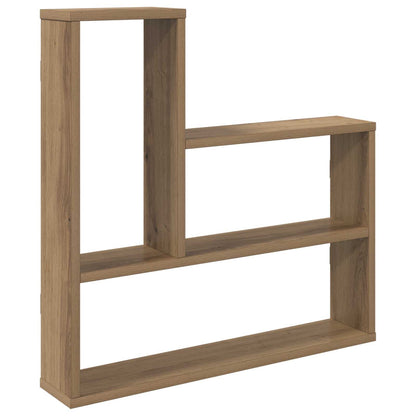 Wall Shelf Artisan Oak 60 x 11 x 60 cm Engineered Wood