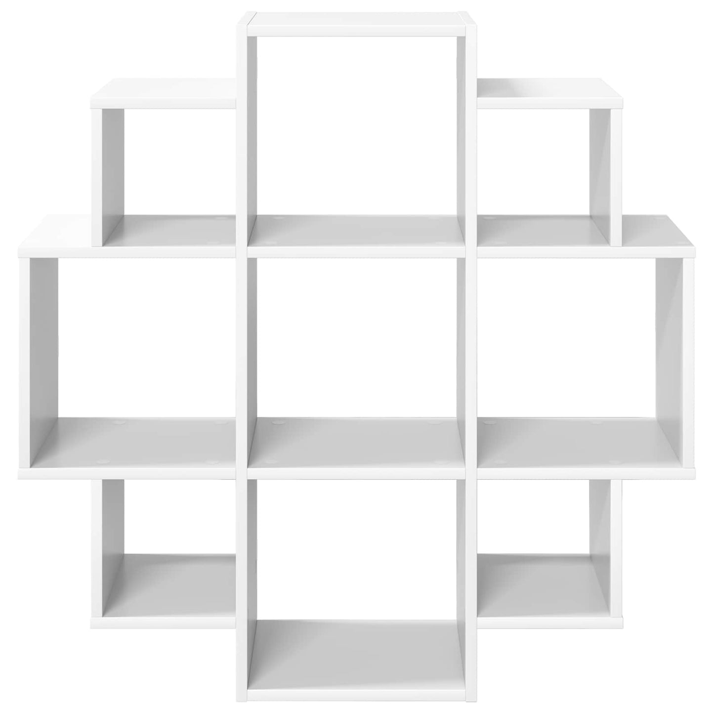 Wall Shelf White 90 x 25 x 90 cm Engineered Wood