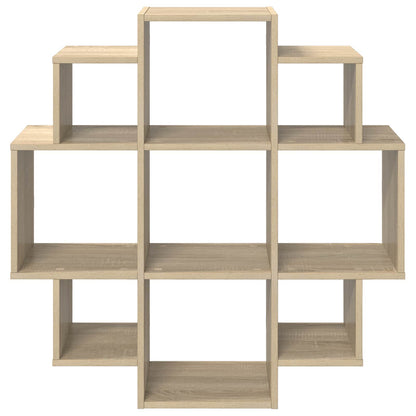 Wall Shelf Sonoma Oak 90 x 25 x 90 cm Engineered Wood
