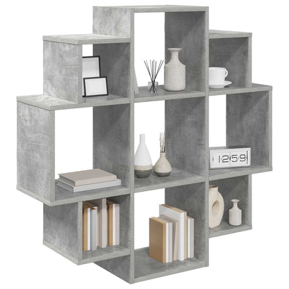 Wall Shelf Concrete Grey 90 x 25 x 90 cm Engineered Wood