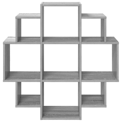 Wall Shelf Grey Sonoma 90 x 25 x 90 cm Engineered Wood