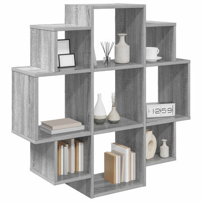 Wall Shelf Grey Sonoma 90 x 25 x 90 cm Engineered Wood