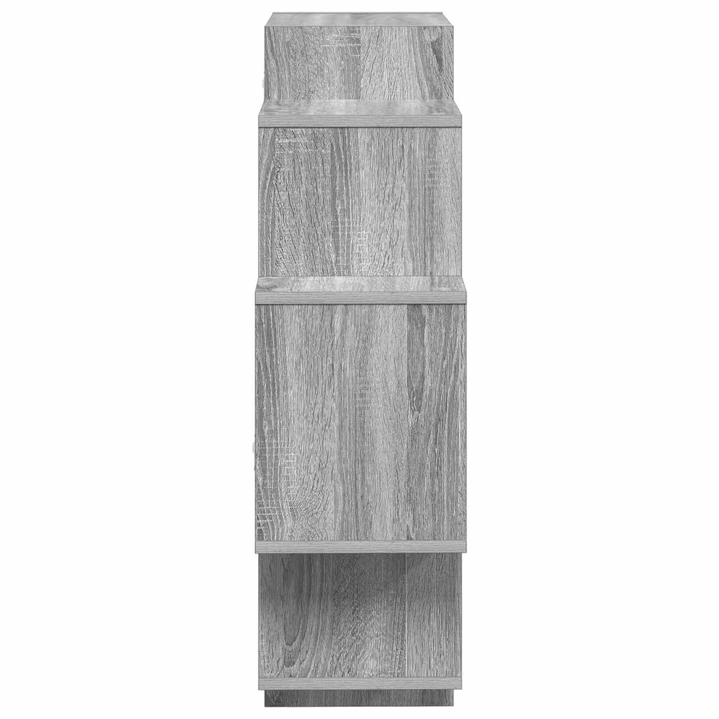 Wall Shelf Grey Sonoma 90 x 25 x 90 cm Engineered Wood