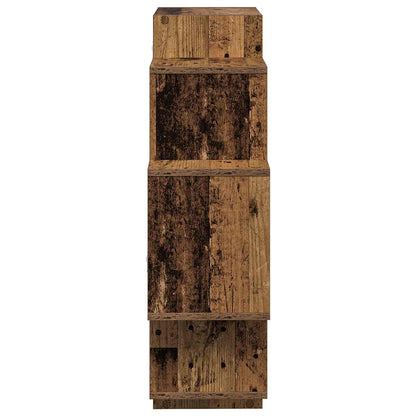 Wall Shelf Old Wood 90 x 25 x 90 cm Engineered Wood
