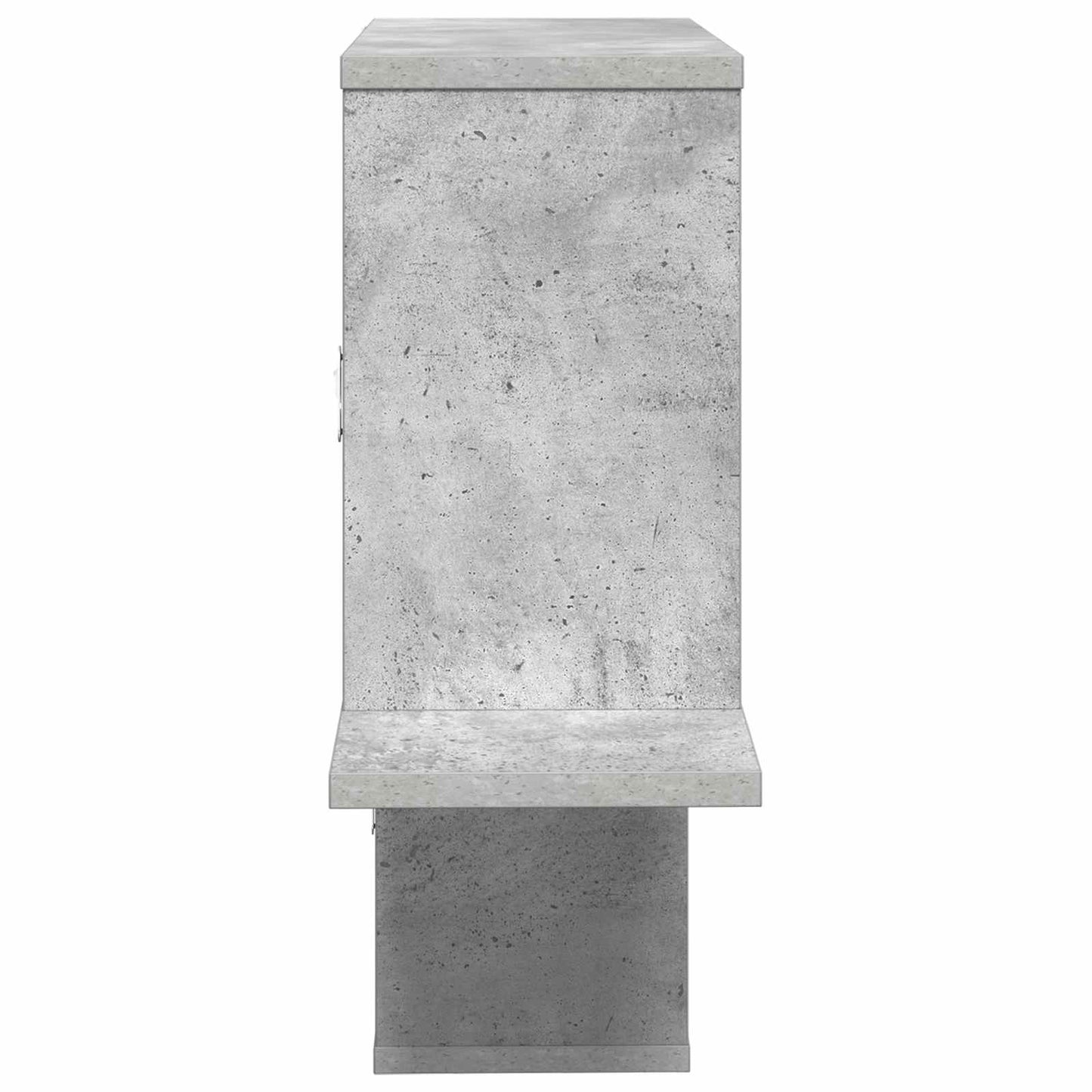 Wall Shelf Concrete Grey 122 x 18 x 60 cm Engineered Wood
